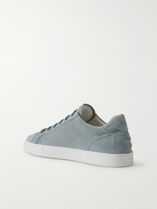 Paneled Rubber-Trimmed Suede Sneakers - BK Paneled Rubber-Trimmed Suede Sneakers - BK