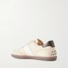 Tabs Suede and Leather-Trimmed Nubuck Sneakers - BK Tabs Suede and Leather-Trimmed Nubuck Sneakers - BK