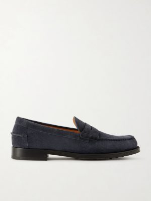 Suede Penny Loafers