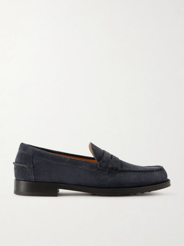 Suede Penny Loafers