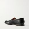 Logo-Debossed Leather Loafers - BK