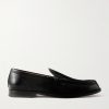 Logo-Debossed Leather Loafers