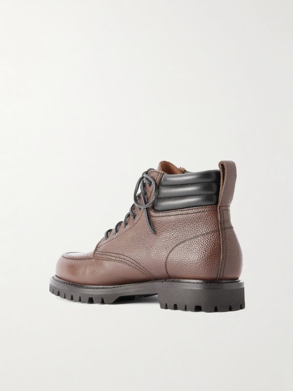 Salvia Full-Grain Leather Boots - BK Salvia Full-Grain Leather Boots - BK