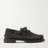 Hex Eye Suede Boat Shoes
