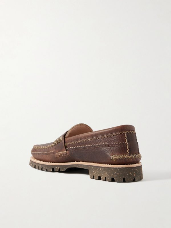 Leather Penny Loafers - BK Leather Penny Loafers - BK