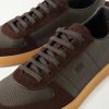 Repton Textured-Leather and Deerskin Sneakers - CU