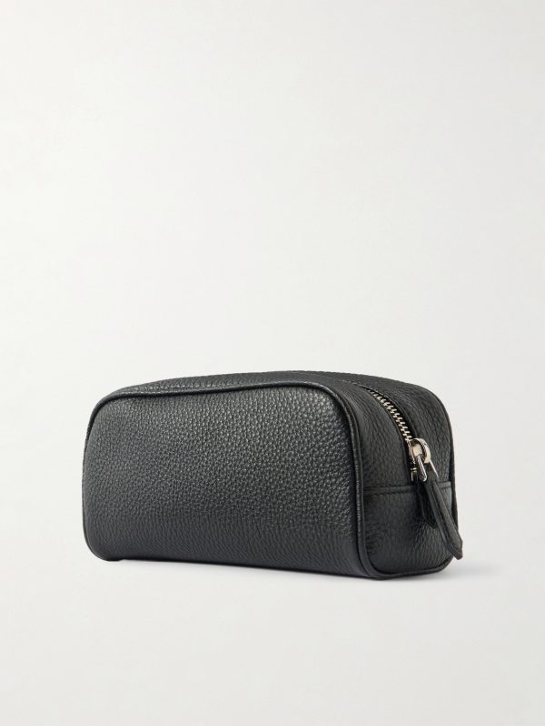Full-Grained Leather Pouch - BK Full-Grained Leather Pouch - BK