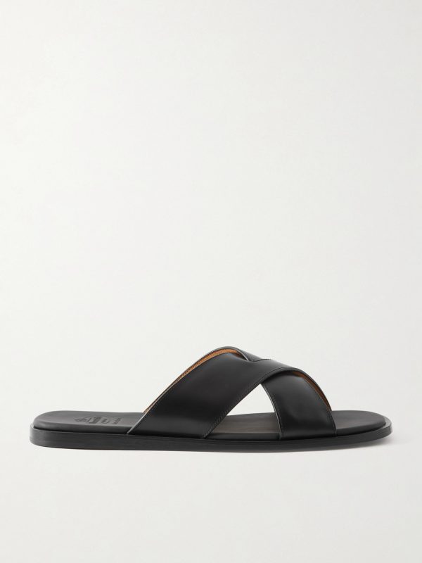 Ockley Leather Slides Ockley Leather Slides