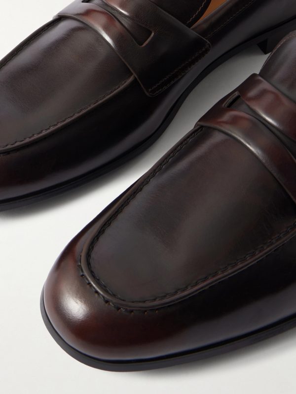 Milton Leather Penny Loafers - CU
