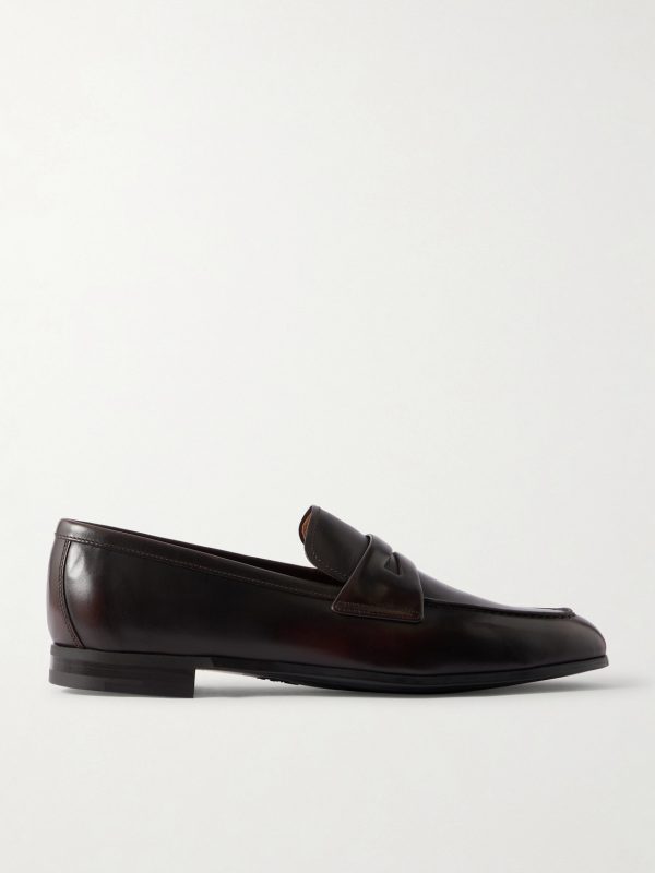 Milton Leather Penny Loafers