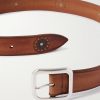 3.5cm Embellished Leather Belt - E1 3.5cm Embellished Leather Belt - E1