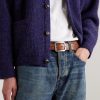 3.5cm Embellished Leather Belt - FR 3.5cm Embellished Leather Belt - FR