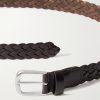 3cm Woven Leather Belt - E1 3cm Woven Leather Belt - E1