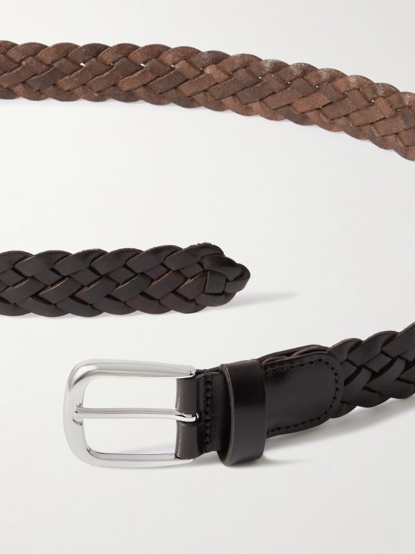 3cm Woven Leather Belt - E1 3cm Woven Leather Belt - E1
