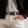 3cm Woven Leather Belt - FR 3cm Woven Leather Belt - FR