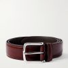 4cm Polished Leather Belt