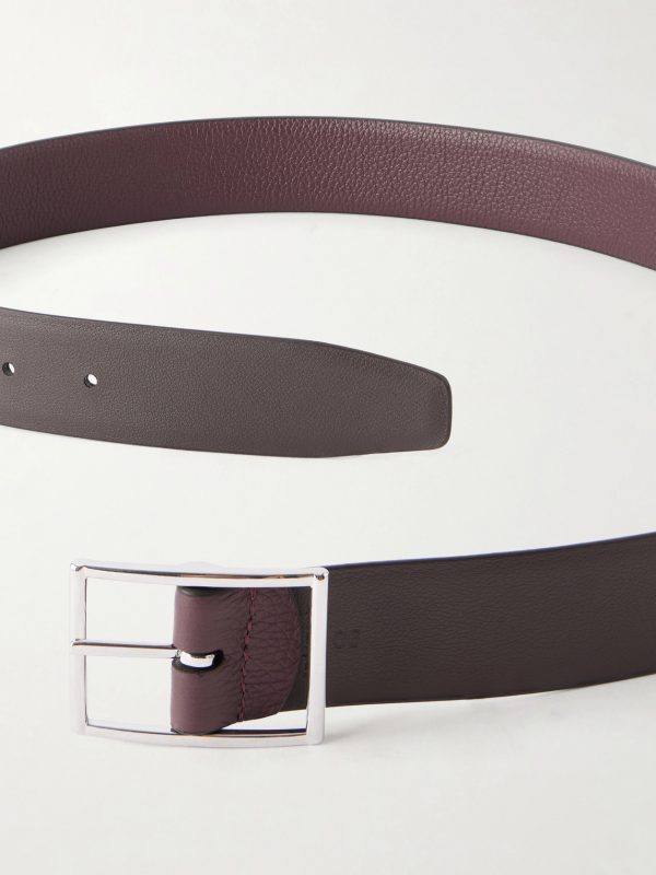 3.5cm Reversible Full-Grain Leather Belt - E1 3.5cm Reversible Full-Grain Leather Belt - E1