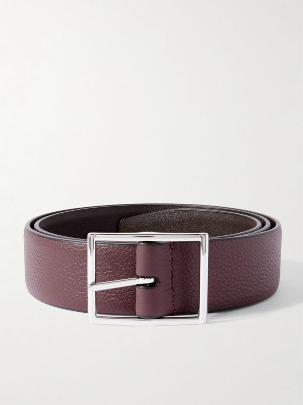 3.5cm Reversible Full-Grain Leather Belt 3.5cm Reversible Full-Grain Leather Belt
