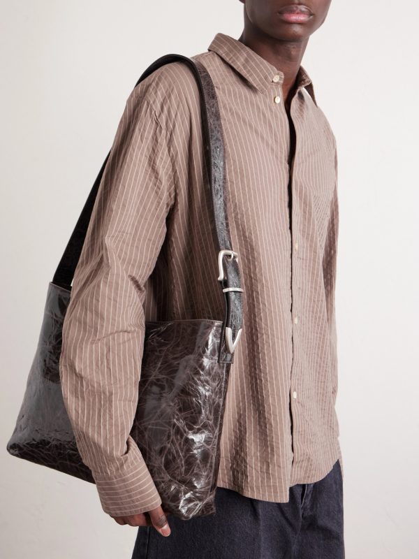 Ukanda Crinkled Leather Tote - OU Ukanda Crinkled Leather Tote - OU