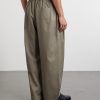 Wewa Wide-Leg Lyocell, Cotton Linen-Blend Trousers - BK Wewa Wide-Leg Lyocell, Cotton Linen-Blend Trousers - BK