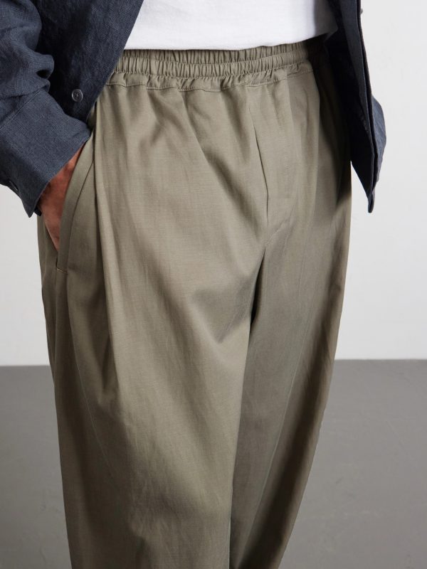 Wewa Wide-Leg Lyocell, Cotton Linen-Blend Trousers - CU Wewa Wide-Leg Lyocell, Cotton Linen-Blend Trousers - CU