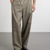 Wewa Wide-Leg Lyocell, Cotton Linen-Blend Trousers - FR Wewa Wide-Leg Lyocell, Cotton Linen-Blend Trousers - FR