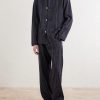 Samurai Straight-Leg Striped Cotton and Linen-Blend Trousers - OU