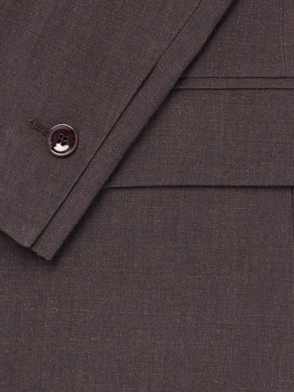 Shinji Shawl-Collar Linen Suit Jacket - E1 Shinji Shawl-Collar Linen Suit Jacket - E1