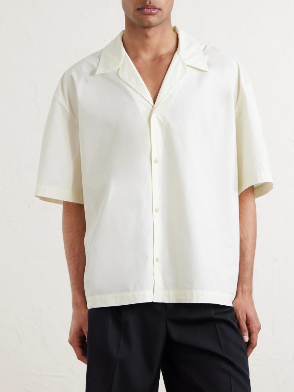 Samata Camp-Collar Organic Cotton-Poplin Shirt - FR