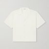 Samata Camp-Collar Organic Cotton-Poplin Shirt