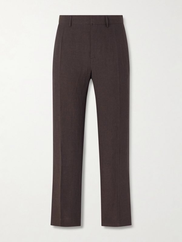 Linen Tailored Wide Trousers Linen Tailored Wide Trousers
