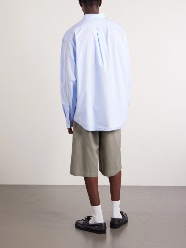 Banita Button-Down Cotton-Poplin Shirt - BK Banita Button-Down Cotton-Poplin Shirt - BK