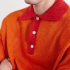 Open-Knit Organic Cotton and Linen-Blend Polo Shirt - CU Open-Knit Organic Cotton and Linen-Blend Polo Shirt - CU