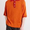 Open-Knit Organic Cotton and Linen-Blend Polo Shirt - FR Open-Knit Organic Cotton and Linen-Blend Polo Shirt - FR