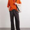 Open-Knit Organic Cotton and Linen-Blend Polo Shirt - OU Open-Knit Organic Cotton and Linen-Blend Polo Shirt - OU