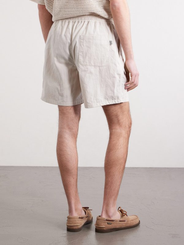 Volta Straight-Leg Cotton-Blend Ripstop Shorts - BK Volta Straight-Leg Cotton-Blend Ripstop Shorts - BK