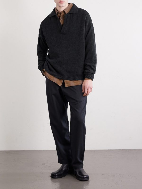 Marabou Knitted Organic Cotton Polo Shirt - OU