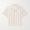 Samata Striped Cotton and Linen-Blend Shirt Samata Striped Cotton and Linen-Blend Shirt