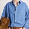 Gusto Cotton-Blend Denim Shirt - CU Gusto Cotton-Blend Denim Shirt - CU