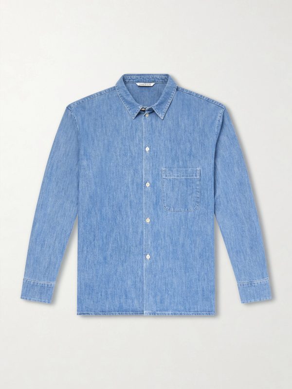 Gusto Cotton-Blend Denim Shirt Gusto Cotton-Blend Denim Shirt