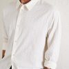 Fulvio Pinstriped Cotton, Silk and Linen-Blend Shirt - CU
