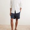 Fulvio Pinstriped Cotton, Silk and Linen-Blend Shirt - OU