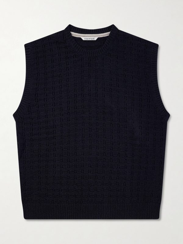 Tembe Cable-Knit Cotton Vest