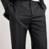 Virgin Wool Tailored Wide Trousers - E1 Virgin Wool Tailored Wide Trousers - E1