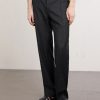 Virgin Wool Tailored Wide Trousers - FR Virgin Wool Tailored Wide Trousers - FR