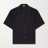 Samata Camp-Collar Linen Shirt Samata Camp-Collar Linen Shirt