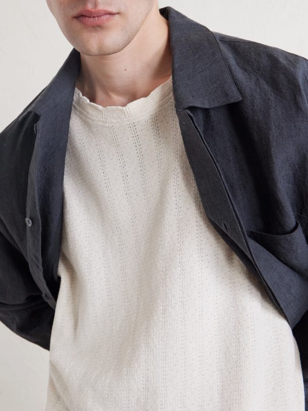 Thuy Pointelle-Knit Cotton and Linen-Blend T-Shirt - CU Thuy Pointelle-Knit Cotton and Linen-Blend T-Shirt - CU