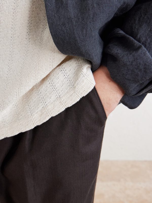 Thuy Pointelle-Knit Cotton and Linen-Blend T-Shirt - E2 Thuy Pointelle-Knit Cotton and Linen-Blend T-Shirt - E2