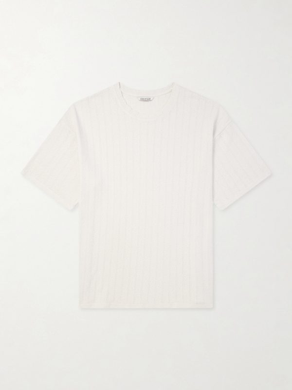 Thuy Pointelle-Knit Cotton and Linen-Blend T-Shirt Thuy Pointelle-Knit Cotton and Linen-Blend T-Shirt