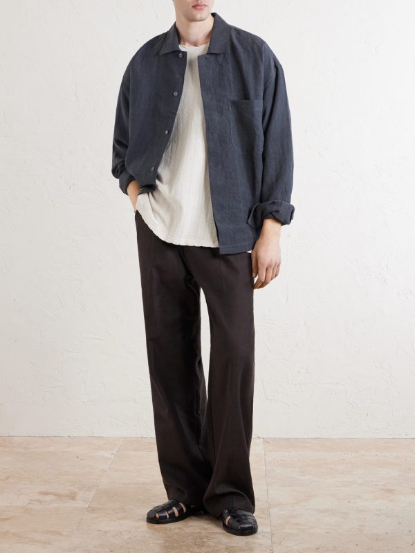 Thuy Pointelle-Knit Cotton and Linen-Blend T-Shirt - OU Thuy Pointelle-Knit Cotton and Linen-Blend T-Shirt - OU